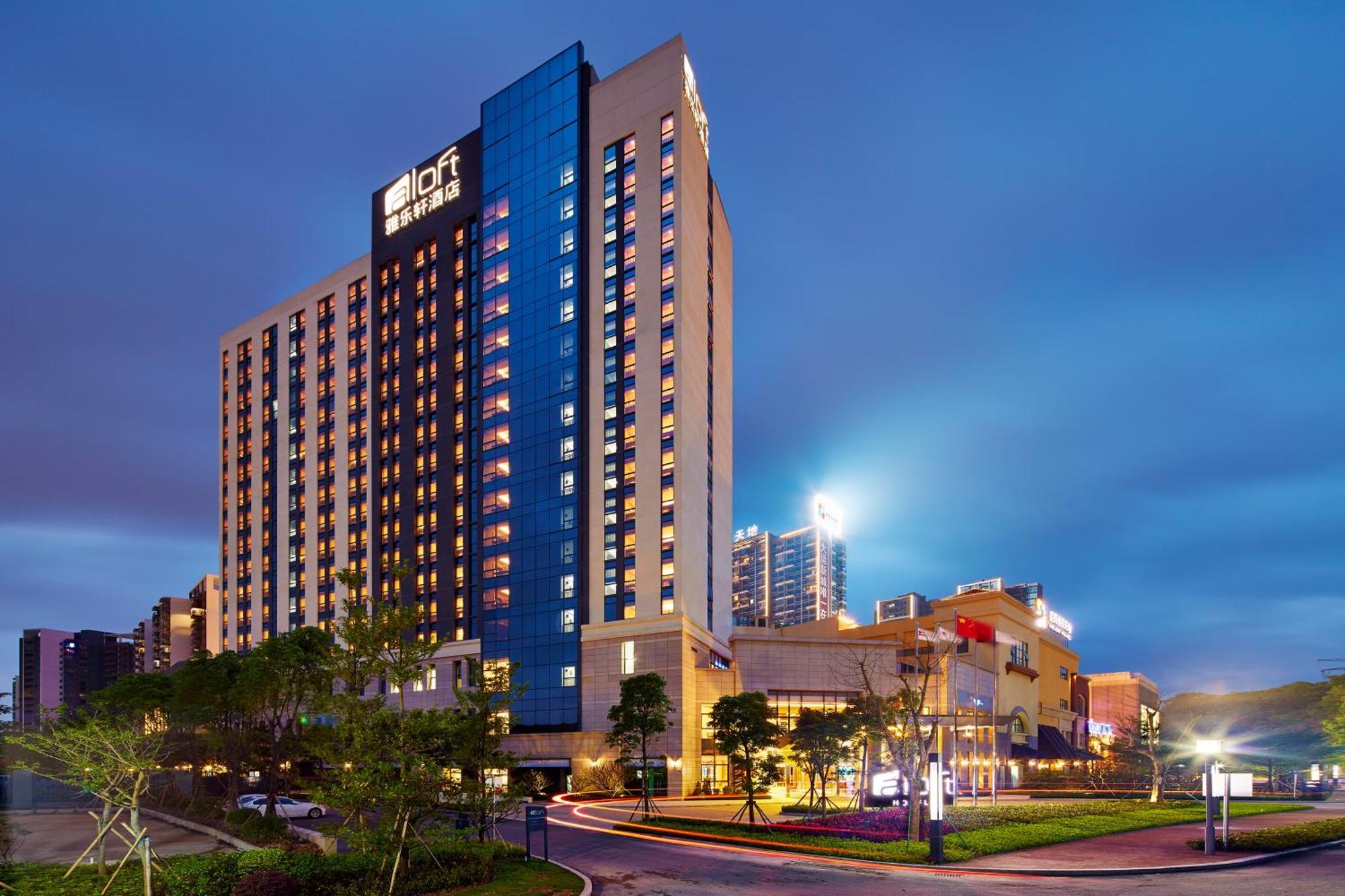 Aloft Dynamic Town Hotel Шънджън Екстериор снимка
