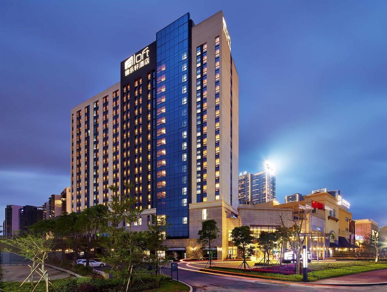 Aloft Dynamic Town Hotel Шънджън Екстериор снимка